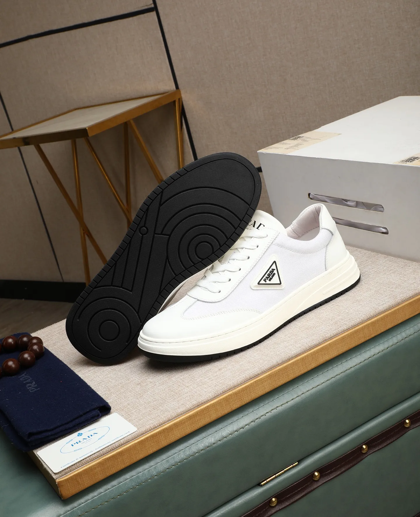 Men's men's shoes 💰420 🌹🌹[PRADA—Prada] latest model 🙈original replica! 👟👟👟Available here. The workmanship is top-notch. The upper is made of Italian 🇮🇹Imported calfskin. ❗️Breathable genuine leather lining @Suitable for travel. The original version has an enlarged engraved sole, making it suitable for all kinds of travels, showing low-key luxury. Let quality speak for itself. Color: Size: 38-44